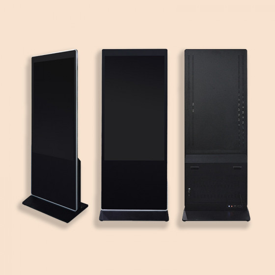 Totem publicitaire Multimédia 43" version tactile