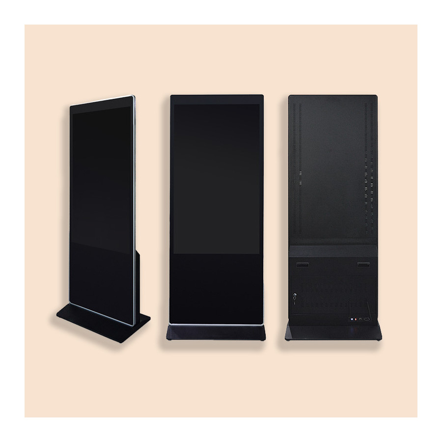 Totem publicitaire Multimédia 43" version tactile