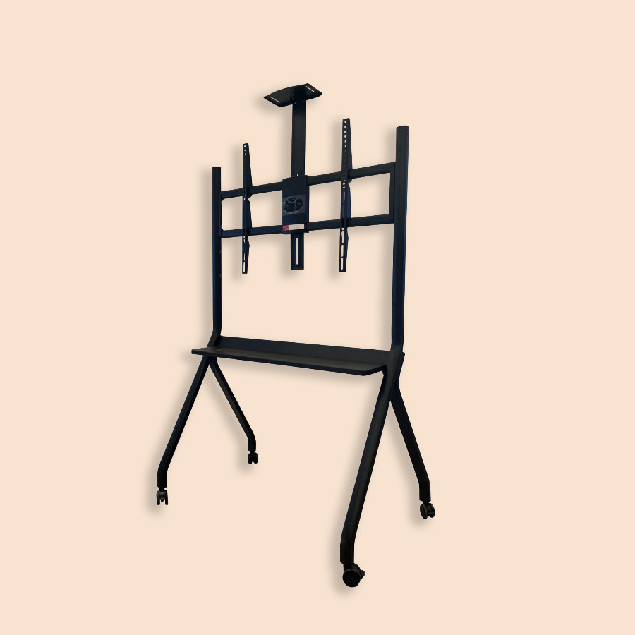 Support mobile pour écran ajustable en hauteur du 55" au 100" Model-FD580