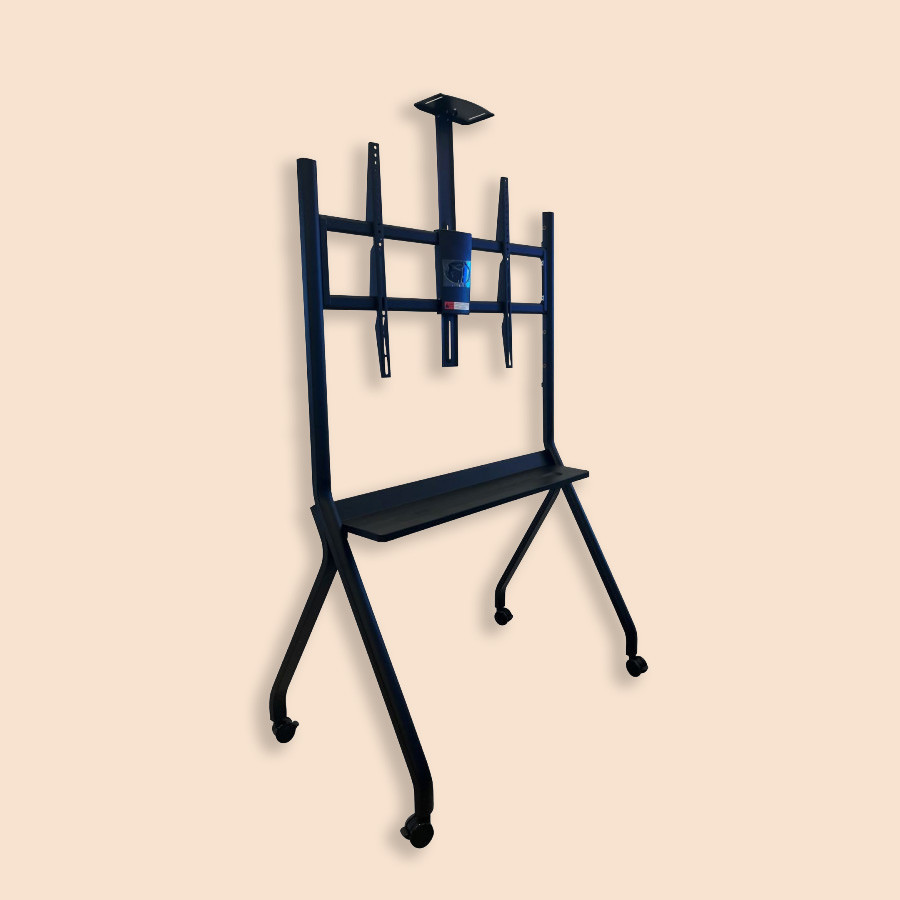 Support mobile pour écran ajustable en hauteur du 55" au 100" Model-FD580