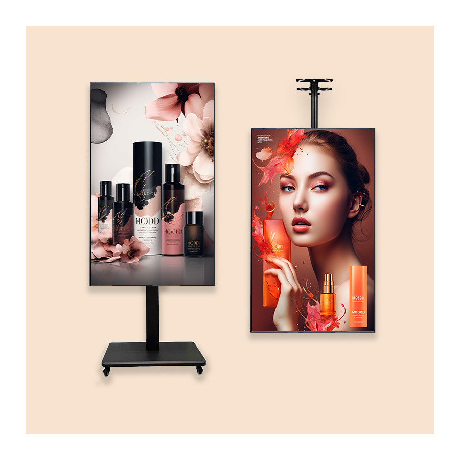 Écran Vitrine Pro 49" 2K HD - Haute Luminosité 2500 nits | Android