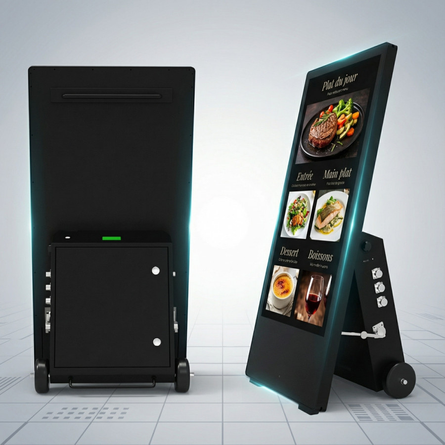 Stop trottoir Numérique 43" Extérieur | Chevalet Digital