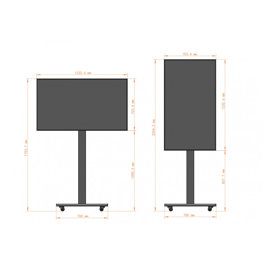 ADVUE BG55OD12: Ecran Professionnel Dynamique 55" 4K 1000 nits Android