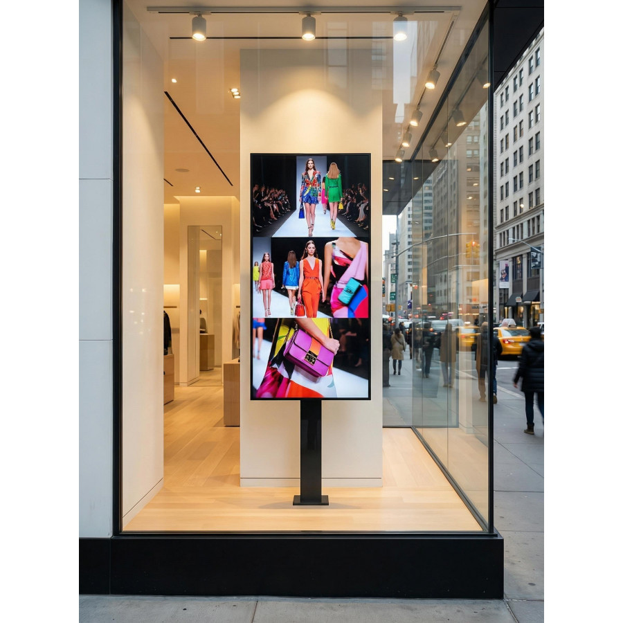 Écran Vitrine Pro 65" 2K | Haute Luminosité 4000 nits |Prix Imbattable