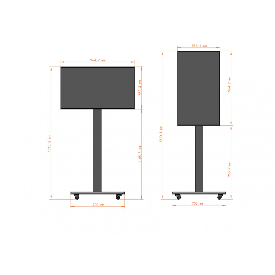 copy of Ecran vitrine professionnel Multimédia Haute Luminosité 32"