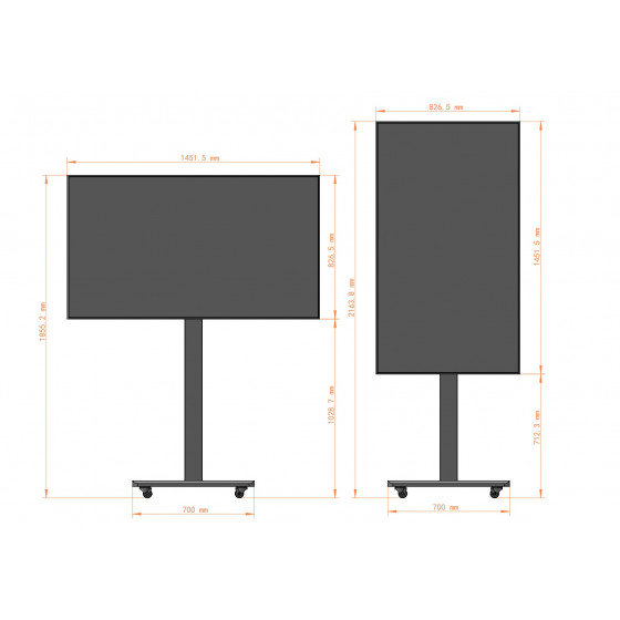 Écran Vitrine Pro 55" 2K - Haute Luminosité 2500 nits | Android