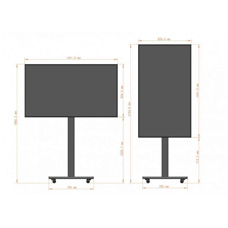 Écran Vitrine Pro 55" 2K - Haute Luminosité 2500 nits | Android