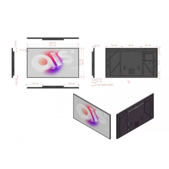 Écran Vitrine Pro 49" 2K HD - Haute Luminosité 2500 nits | Android