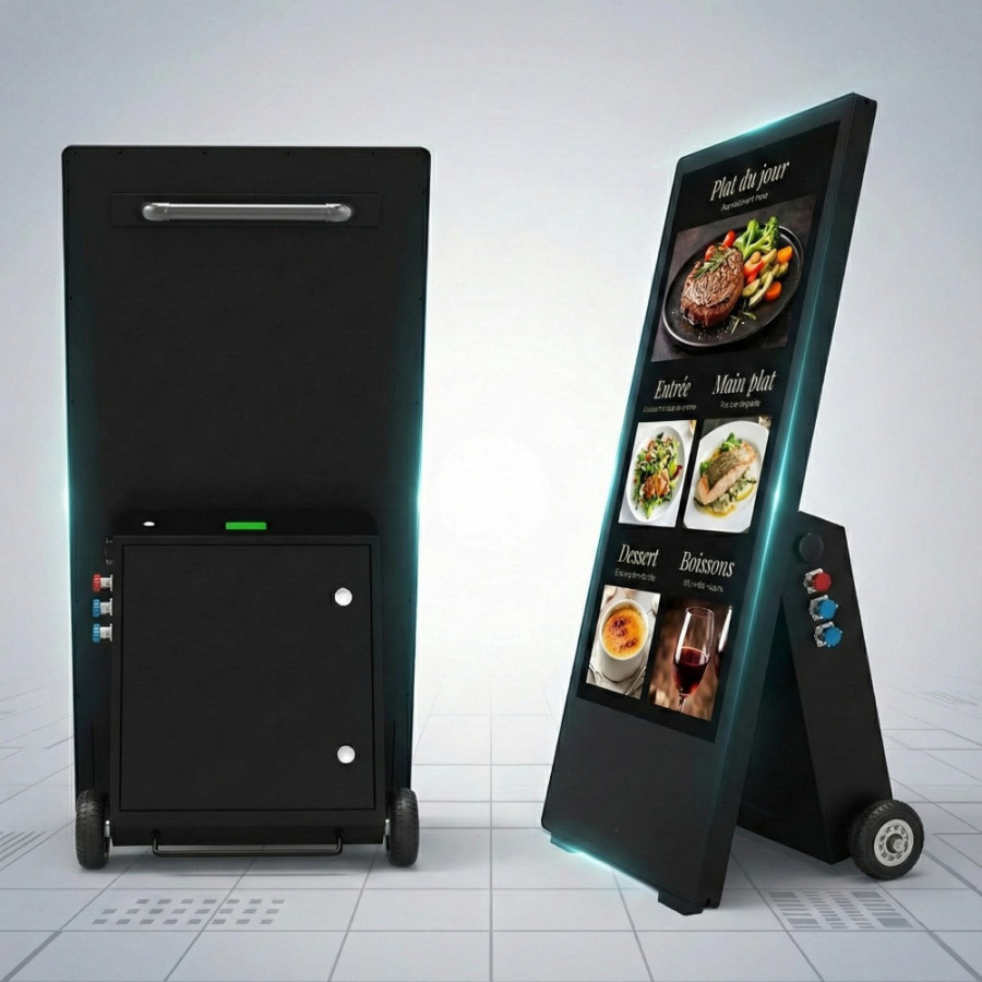 Stop trottoir Numérique 43" Extérieur | Chevalet Digital