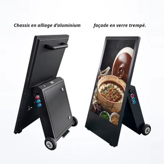 Stop trottoir Numérique 43" Extérieur | Chevalet Digital