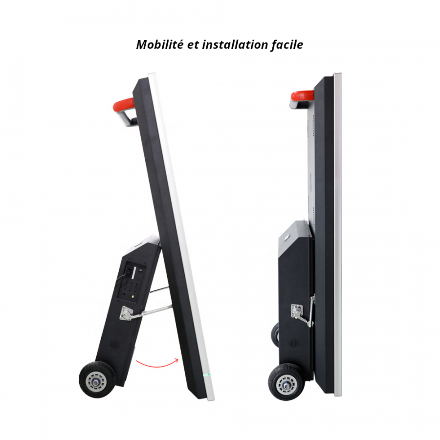 Stop trottoir Numérique 43" | Chevalet Digital Extérieur Haute Luminosité