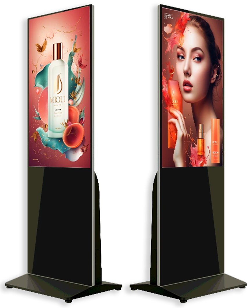 Totem publicitaire multimédia ADVUE LS49 49 pouces 4K IPS Android avec Google Play Store